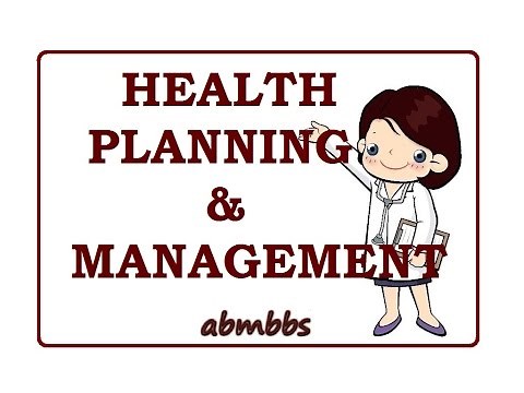 Health Planning & Management Community Medicine
