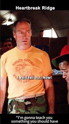 YOU CALL YOURSELVES MARINES?" 😤 | Heartbreak Ridge (1986) #film #movie