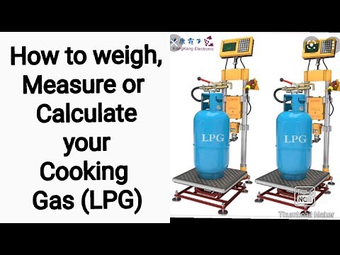 How to Weigh, Measure or Calculate your Cooking Gas (LPG)