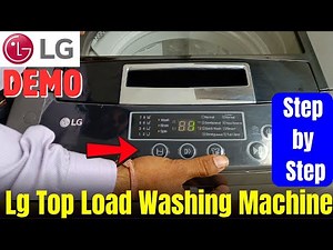 LG Automatic Top Load Washing Machine Demo ⚡ LG Washing Machine Mein Kapde Kaise Dhoye