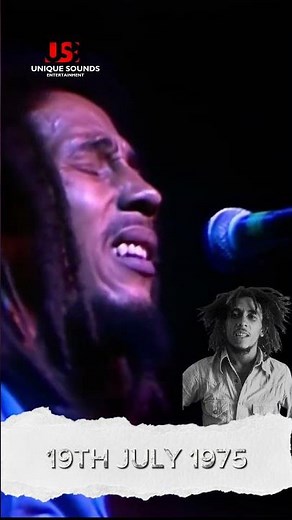 1975 Bob Marley & the Wailers Natty Dread tour, Lyceum Theatre London recorded live No Woman, No Cry