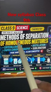 Methods of Separation | Class 9 Science | Full Concept Explained! #cbse2026 #cbsenotes #newncert