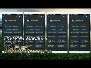 EX Kernel Manager control hardware and CPU Android Smartphone