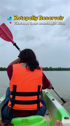 Want to beat the Hyderabad heat? 🚣🔥Try kayaking this summer! 👇#todoinhyd #trending #explore