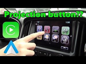 What Does The 'PROJECTION' Button in Chevy MyLink Do?? | Android Auto & Apple CarPlay