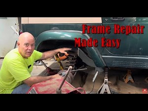 Jeep Wrangler Frame Repair & upper & lower control arm replacement** #jeepwrangler #jeepwranglertj
