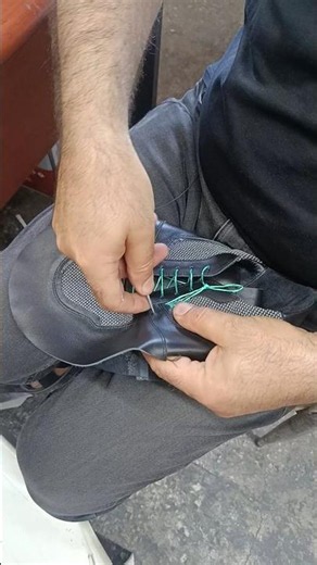 Now you see where the shoemaker’s needle is used 👞🧵