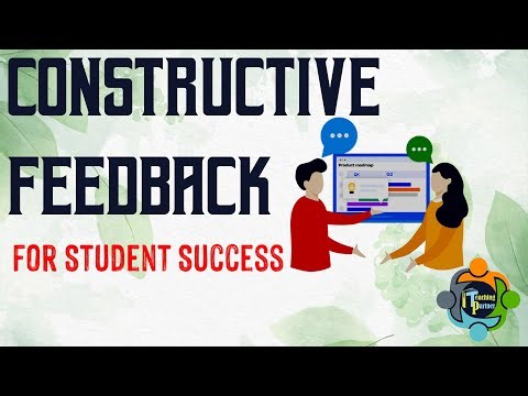 The Importance of Constructive Feedback for Student Success feedback - With Examples