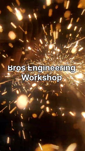 Grinding Steel Sparks 🔥 | Bro’s Engineering Workshop