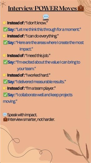 5 Interview Tricks You NEED To Know! #english #learnenglish