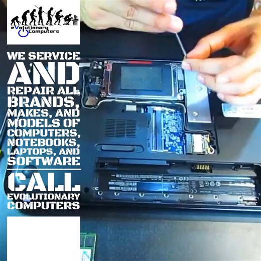 Need a computer repair? Look no further! Evolutionary Computers services and repairs all brands, mak