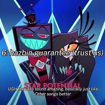 Rating the hh songs so far this season #hazbinhotel