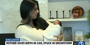 Mother gives birth in car on the way to the hospital