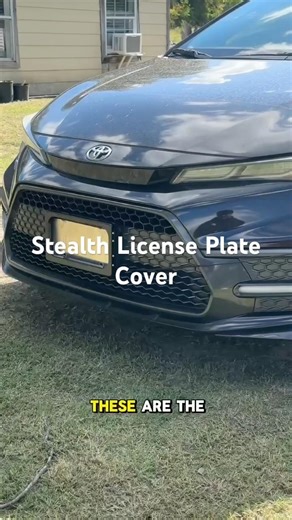 Stealth License Plate cover automatic