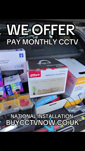 🚨 Do you want CCTV? We offer pay monthly CCTV 📹, pay monthly alarms 🔔 and pay monthly smart doorbells 🚪 with national installation on domestic properties. Visit: buycctvnow.co.uk Pay monthly CCTV • Instant alerts to your phone • HD night vision   AI motion zones • Zero monitoring fees Pay monthly alarms • Arm and disarm from anywhere • Mobile app alerts for every trigger • No monthly monitoring charges Pay monthly smart doorbells • Answer your door from anywhere • Wide-angle HD video   two-w
