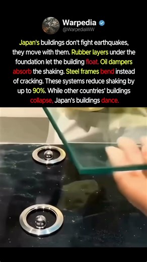 How Japan Makes Buildings Earthquake-Proof #shorts