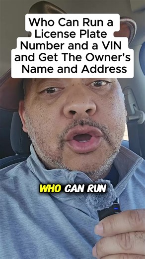 Who can run a license plate number and a VIN and get the owner's name and address https://licenseplatescar.com/order-social/ #licenseplatelookup