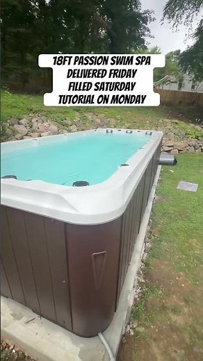 18ft Passion Swim Spa by Dan The Spa Man #swimspa #swimming #passionspas