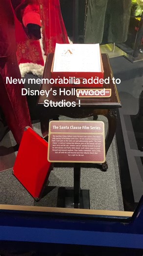 The Santa Clause Memorabilia Exhibit at Disney's Hollywood Studios