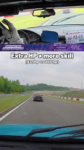 GT4 Parking vs. BMW 318ti Cup: High HP Power Battle