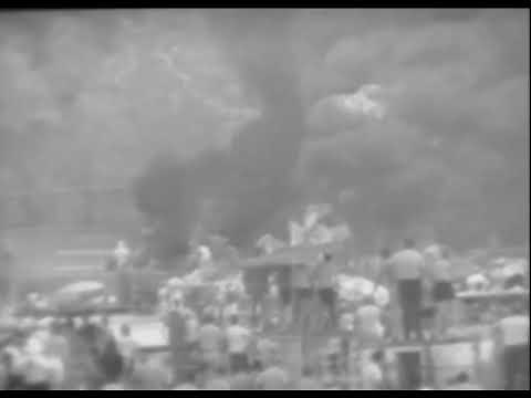 Fireball Roberts Crash - Live NBC Coverage - 1964 World 600