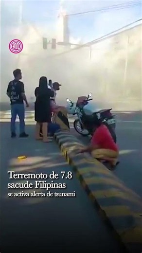 🚨🌏 FUERTE SISMO SACUDE FILIPINAS; CAPTAN COLAPSO DE EDIFICIO