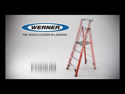 Werner Ladder - PDIA Series Podium Ladder Features and Benefits