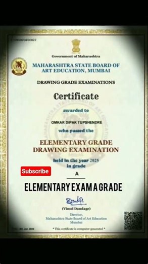 elementary exam pass A grade drawing #shortvideo # sorts