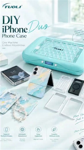 iPhone Duo | Make Custom Foldable Cases With Sublimation Machine #iPhoneDuo #sublimationprinting
