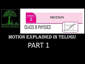 CLASS 9 MOTION OF EQUATIONS EXPLAINED IN TELUGU