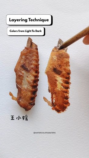 1.2M views · 1.2K reactions | Watercolor painting by artist Yunzhi (Douyin) — a realistic study demonstrating expert control of layering and tonal transitions. The artist skillfully builds depth and texture through gradual washes, showcasing how light-to-dark layering enhances realism and warmth. Artist: Yunzhi (Douyin) #watercolorart #realisticpainting #watercolortechniques #fineart #artprocess #layering | Watercolor Masters | Facebook