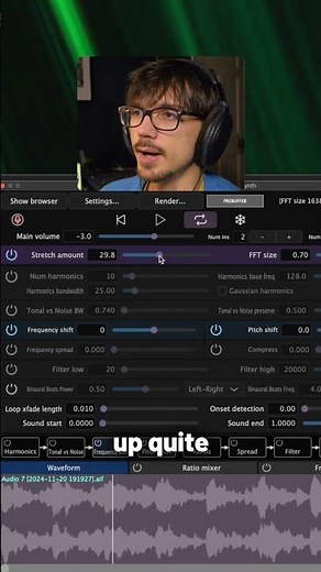 My favourite Sound Design Plugin - Paul Stretch Pt.1 #sounddesign