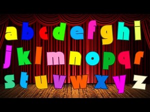 ABC Song | Uppercase & Lowercase Alphabet on Stage | Calm & Colorful Learning for Kids