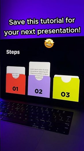 PowerPoint Tutorial for 3 Step Process Slides😍✨ #powerpoint