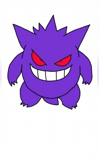 Anyone Can Draw Gengar! 😈 (Easy Step-by-Step Pokémon Tutorial)