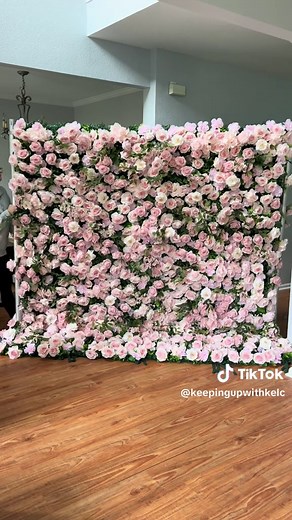 How to set up your flower wall from @rosemorning.official The heavy duty stand I use is in my Amazon Storefront, as well as the weights I use. I also have the equivalent of that stand in my showcase on TikTok shop! 🌹 #flowerwall #rosewall #tutorial #setup #flowerbackdrop