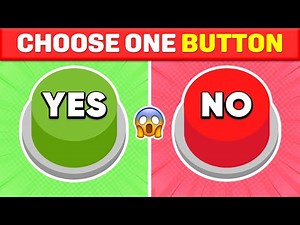 Choose One BUTTON...! 😱 YES or NO Challenge 🟢🔴
