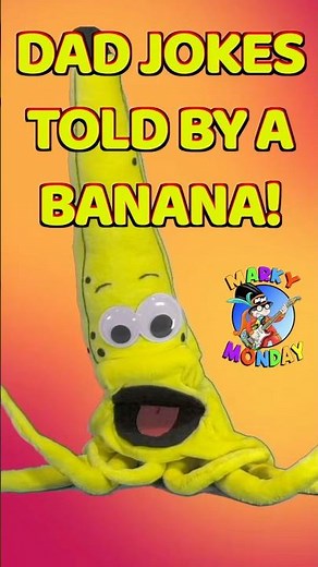 Clean funny jokes told by a banana 🍌 puppet | jokes for kids