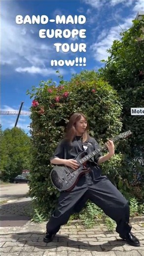 Kanami Plays Outside Germany #bandmaid #バンドメイド