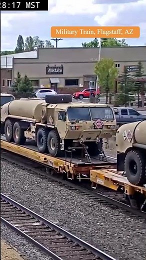 Military Train at Flagstaff, AZ #shorts