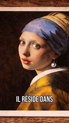 Le Mystère de Vermeer: Un Regard Intemporel Capturé #shorts