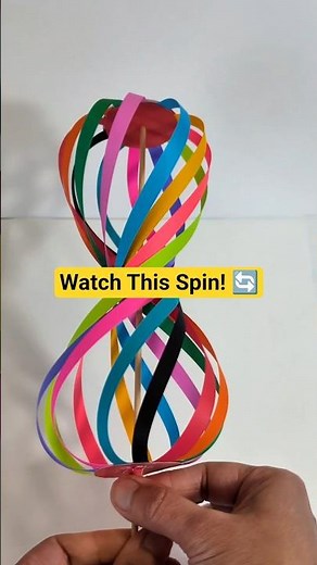Amazing Paper Spinner ✨ Easy DIY That Will Blow Your Mind!