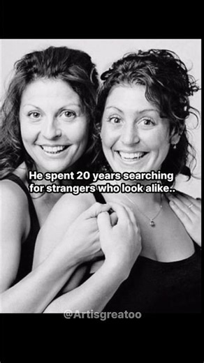 He Photographed Strangers Who Look Alike #art #photography