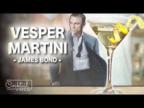 James Bond's VESPER MARTINI | 1-Minute Cocktail Recipes