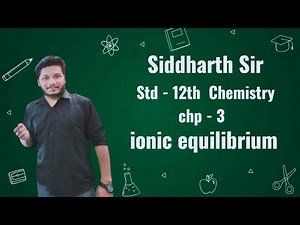 Ionic equilibrium basics |#chemistryconcept