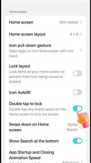 Double Tap to Screen OFF ON Kaise Kare 📱 | Android Hidden Setting #shorts #androidtips