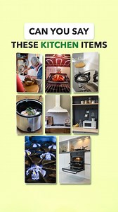113K views · 2.9K reactions | You're in there three times a day, but can you actually name all these kitchen items in English?  ️ If you want to really test your vocabulary, comment VOCAB TEST and I'll send you the link! | English with Lucy | Facebook