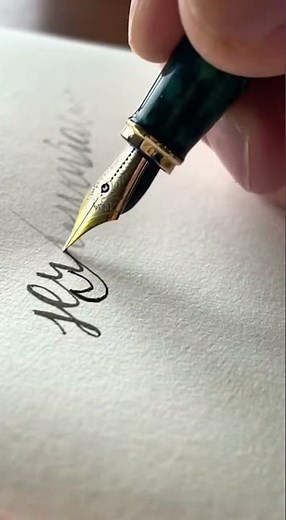 ASMR Fountain Pen Writing ✒️ Calm Scratch & Ink Flow Sounds