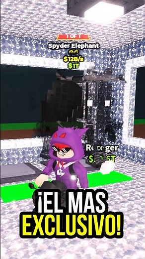SPYDER ELEPHANT ULTRA EXCLUSIVO 😱 #stealabrainrot #roblox #robaunbrainrot