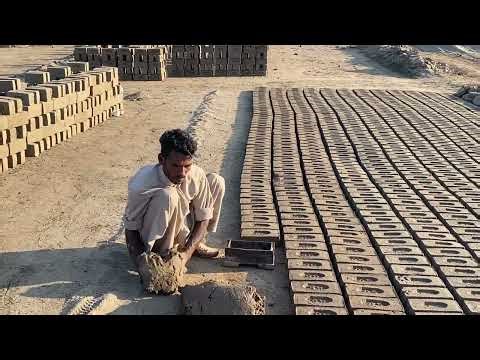 How to Make Bricks Without Machines | Poor Laborers | Handmade | ASMR
